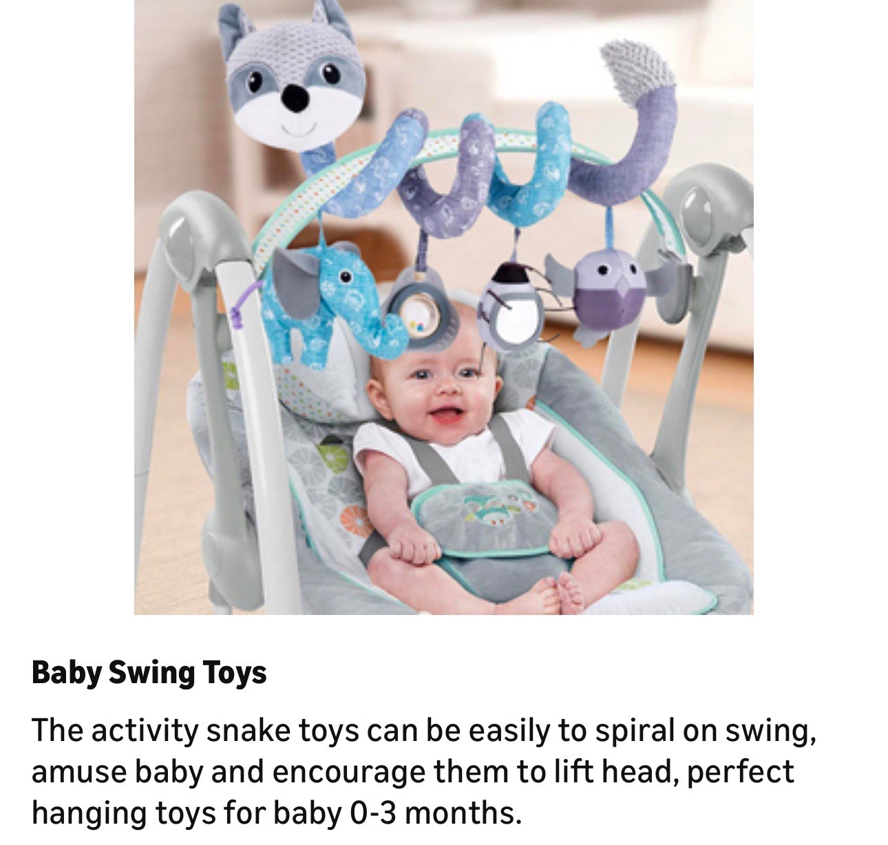 Spiral Car Seat & Stroller Bed Baby Activity Toy by BATOHO -Sold Out Everywhere-