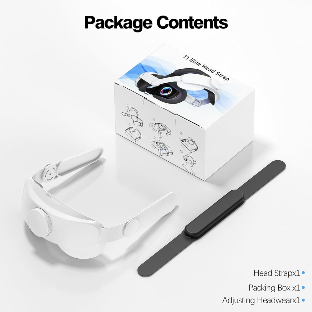 Head Strap Compatible with Oculus Quest 2,Meta Quest 2 Accessories Adjustable El