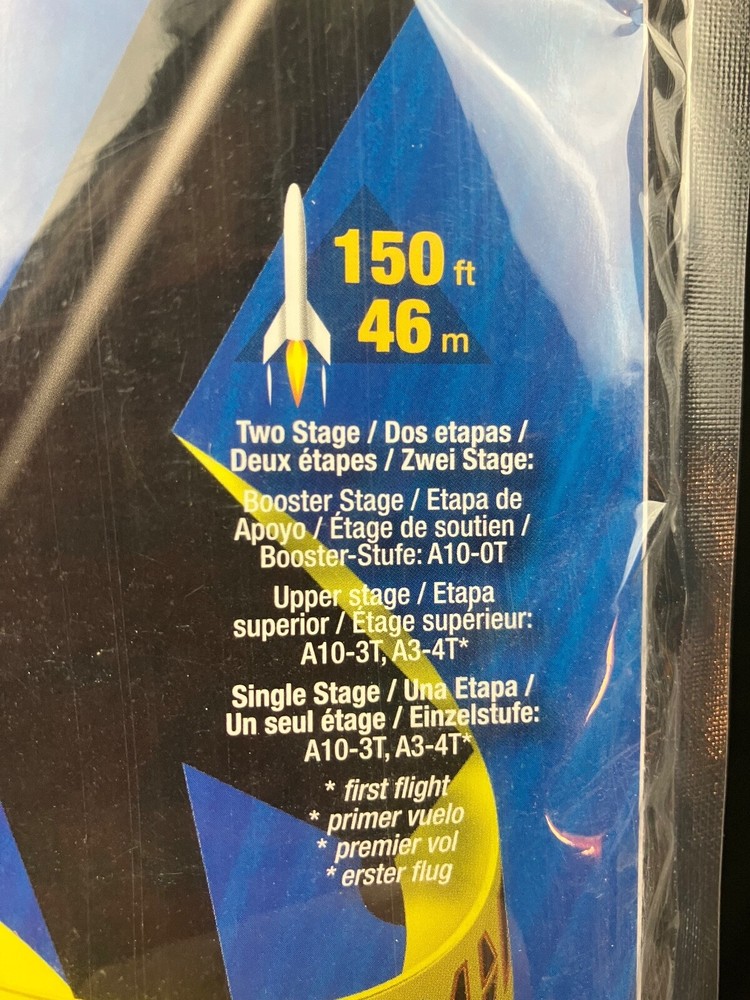 Two 2-Stager Lot! Estes Supernova & Twin Factor Flying Model Rocket Kits
