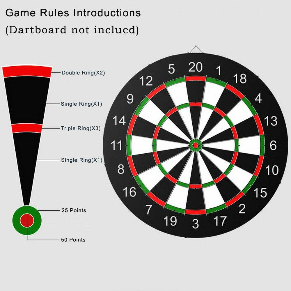 Steel Tipped Darts Set for Dart Board - Professional Metal Tip Dart Set 24 Packs