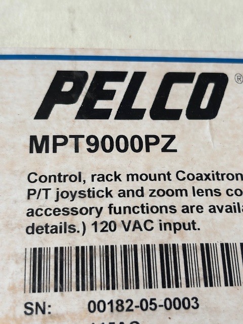 MPT9000PZ PELCO CONTROL