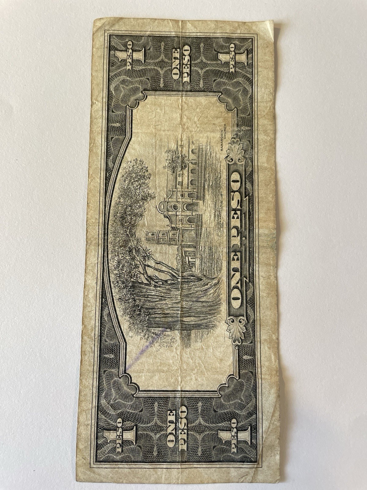 Billete De Un Peso Mexicano Sin Circular De 1949 En Buena Condicion