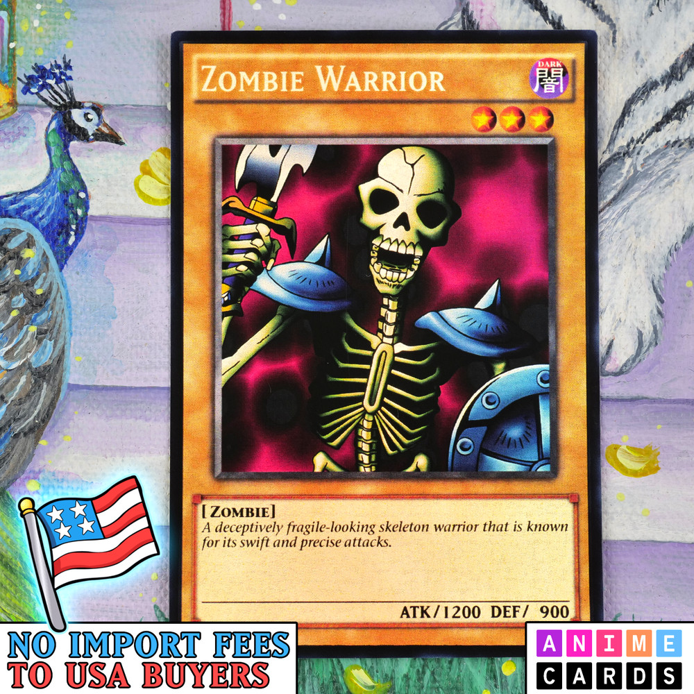 Zombie Warrior ANIME EFFECT HOLO card