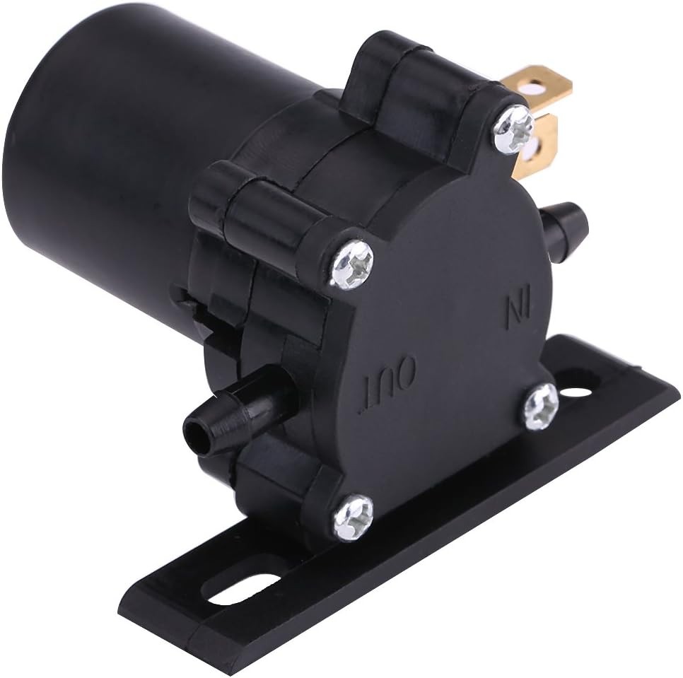 Windshield Washer Pump, 12V Windscreen Washer Pump Motor Universal Car Front Win