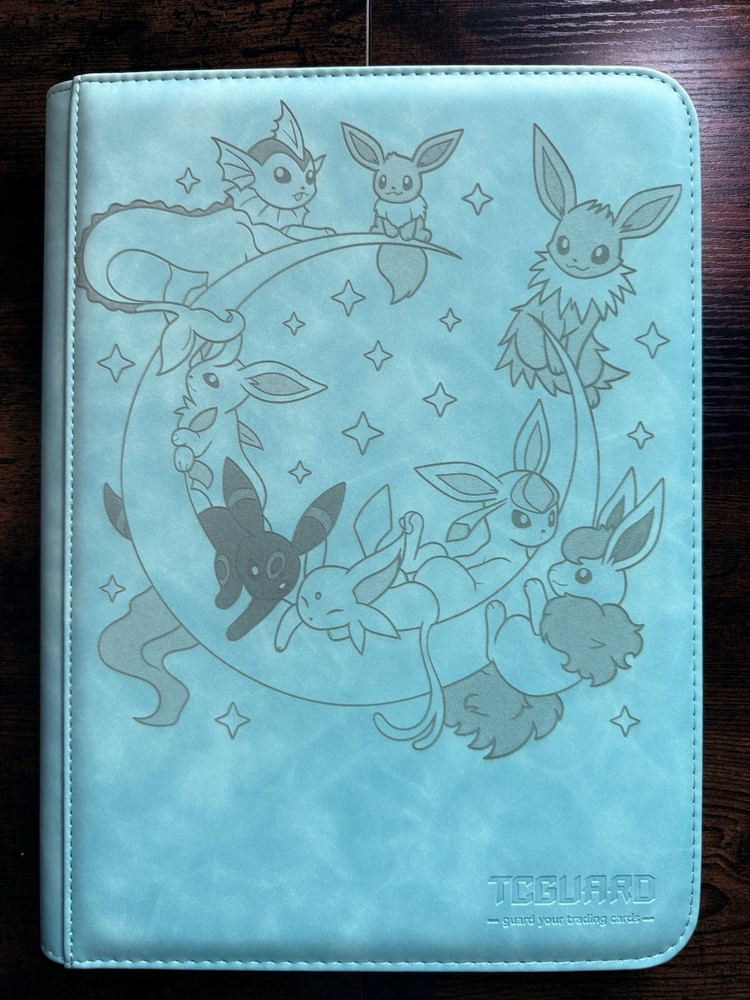 Pokémon Tcg Laser Engraved Eeveelution Binder