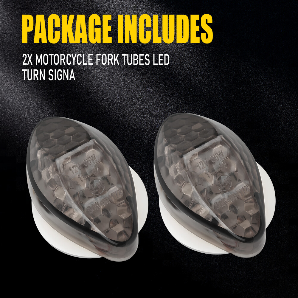 2 pack Flush Mount Front Turn Signals Light Fit Honda CBR 600RR 1000RR 04-13 NEW