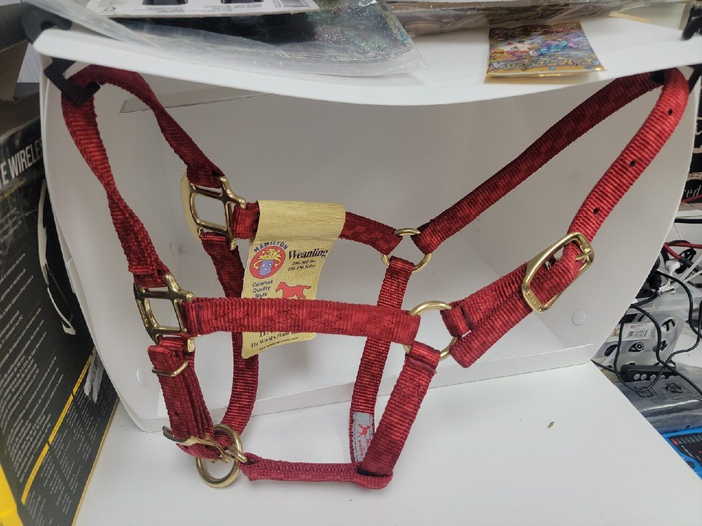3/4 In Adjustable Quality Halter Red