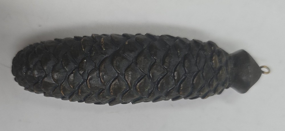 Vintage Cuckoo Clock Pinecone Weight Black Forest Style Replacement Part