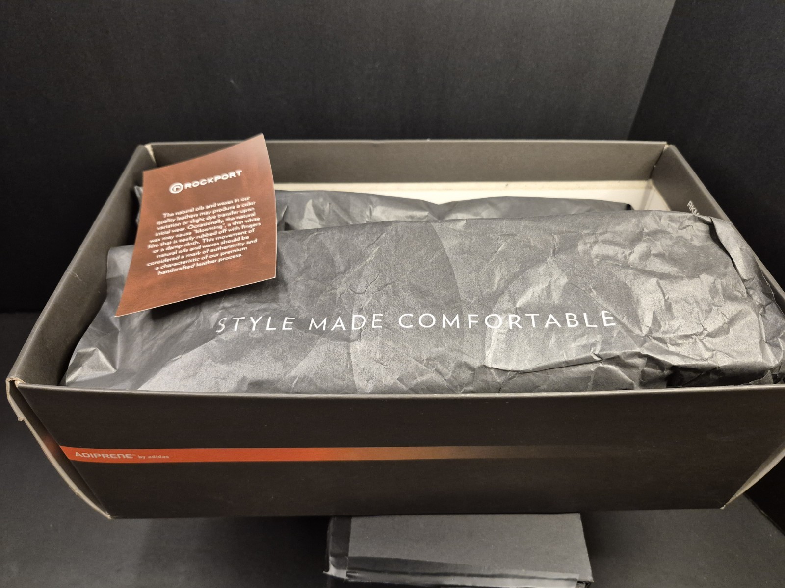 ROCKPORT ADIPRENE BY ADIDAS URBANEDGE CAP TOE BROWN SUEDE 10M V78320 NIB!