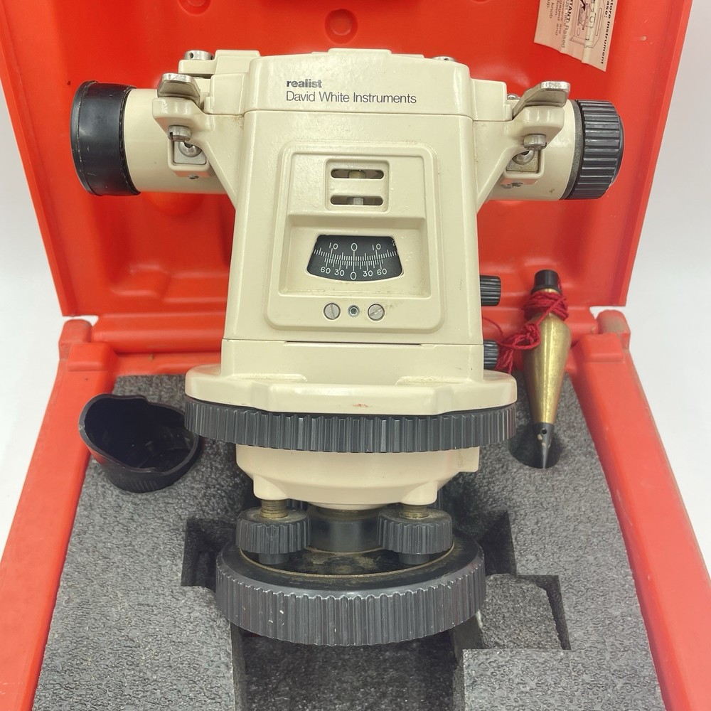 Realist David White Instruments LT8-300 Optical Level-Transit In Case