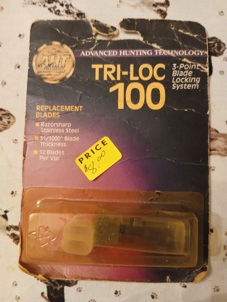 GameTracker Tri-Loc 100 replacement broadhead blades (12)