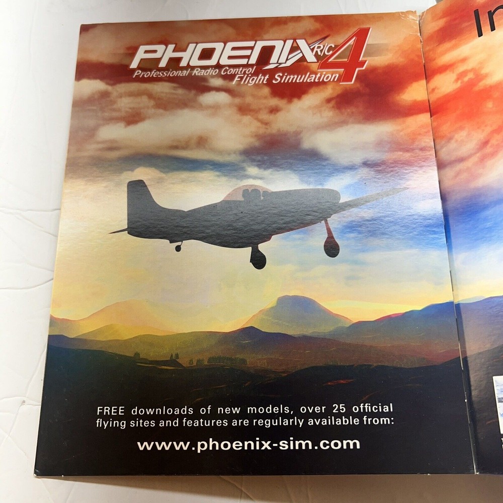 Phoenix R/C 4 Professional RC Flight Simulation 2012 EMPTY BOX ONLY DAMAGED PICS