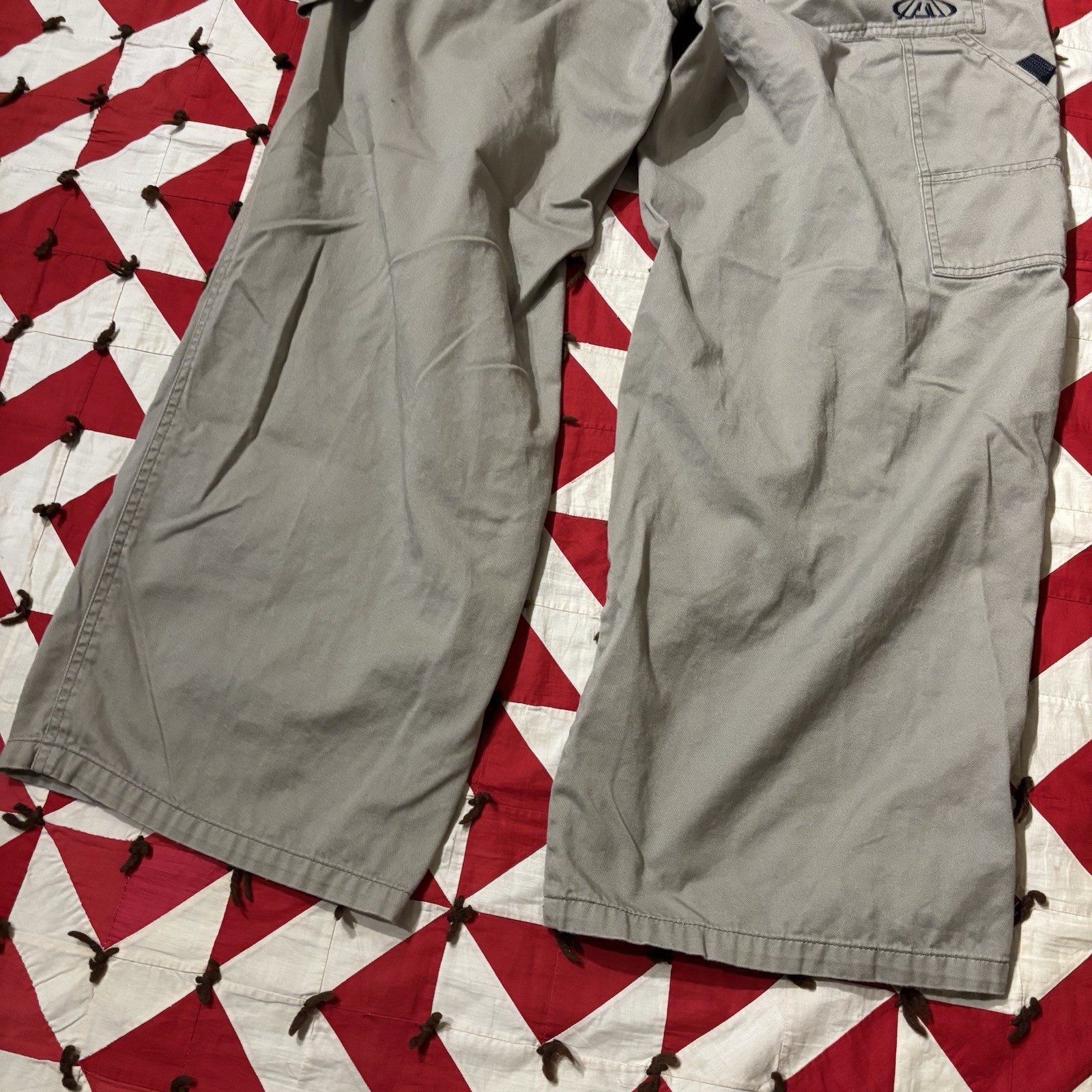 Vintage Y2K Masters Of Architectural Clothing Pants Raver As Is Worn Beige