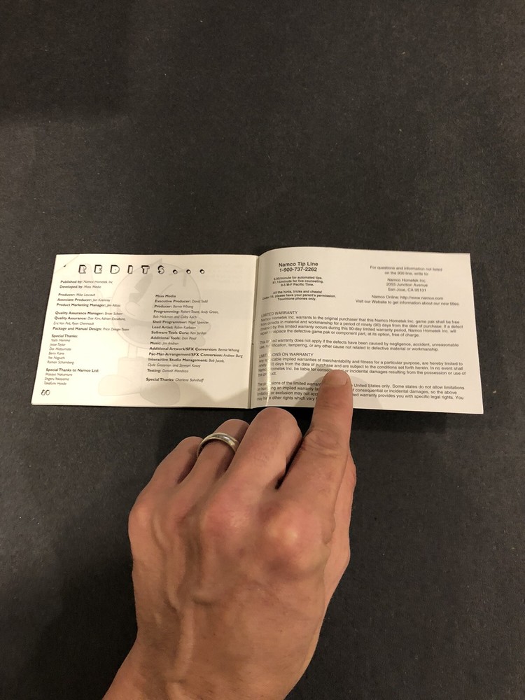 pacman collection gba manual