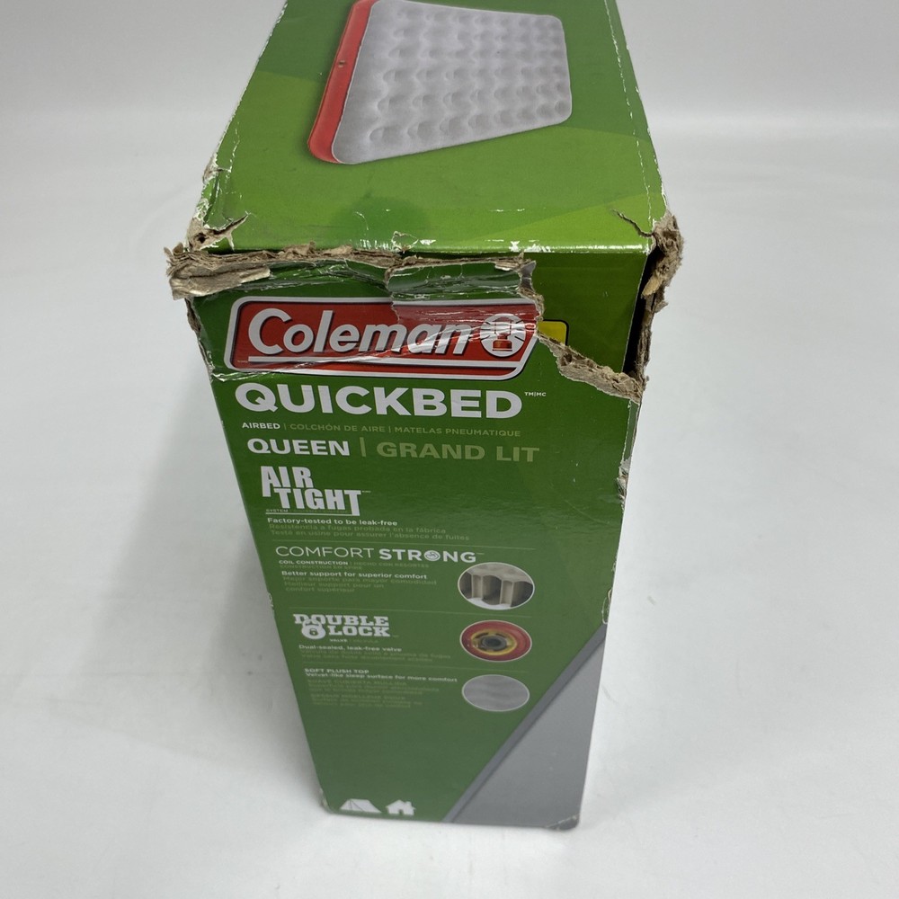 COLEMAN QUEEN SIZED QUICKBED AIR BED 8" C1A