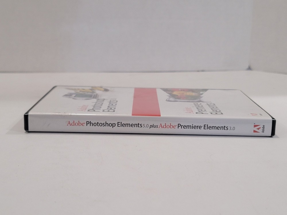 Adobe Photoshop Elements 5.0 Premiere Elements 3.0 PC CD-ROM Software