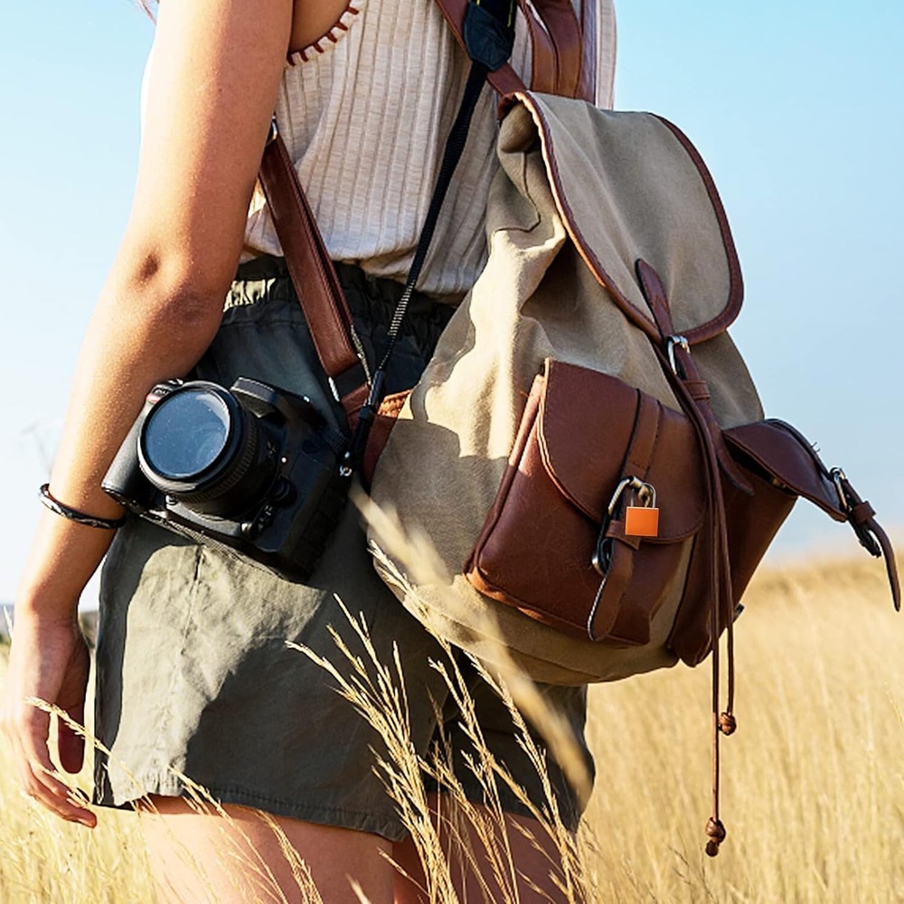 5Pcs Small Locks with Keys, Multicolor Luggage Locks ABS Plastic