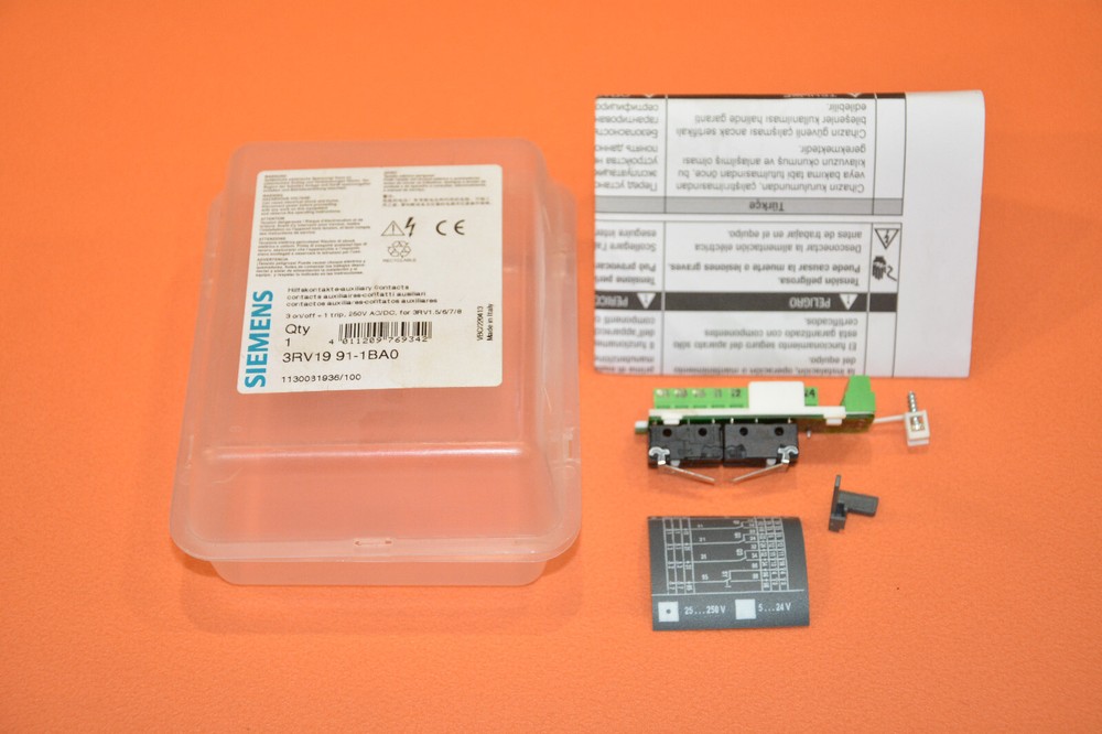 Siemens 3RV1991-1BA0 auxiliary switch