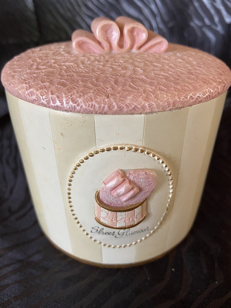 Pink French Powder Box