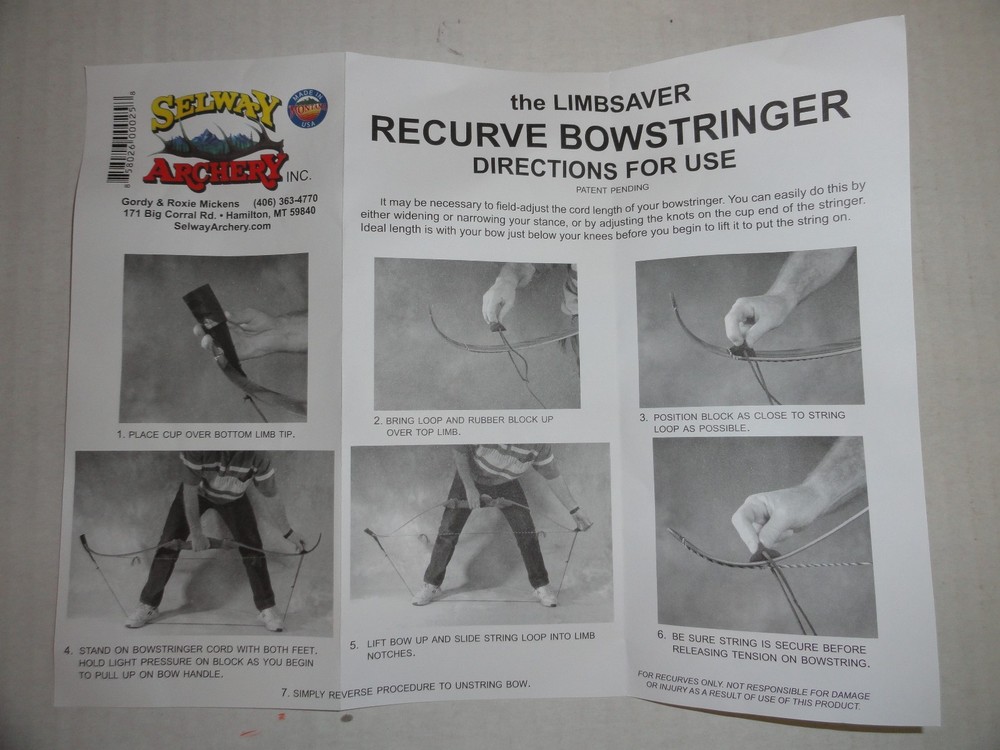 Selway Limbsaver Recurve Bowstringer