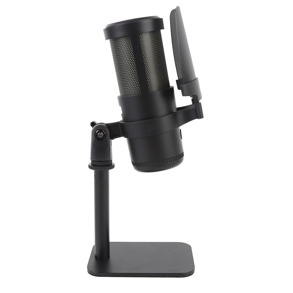 USB Microphone Type C Wired Plug And Play Computer Condenser Mic For Gaming Live