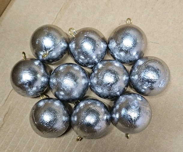16oz (1 lb) 10 Piece Cannonball  Sinkers  Free Shipping!!