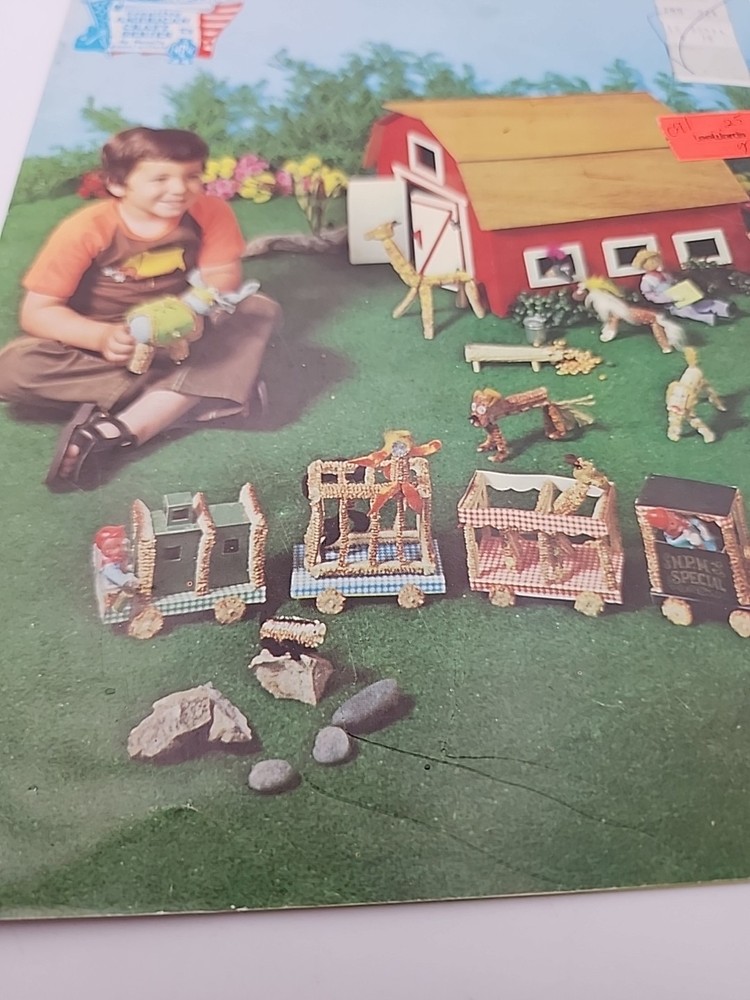 Creating With Corncobs Farm Toy Projects Instruction Pattern Design Booklet 1973