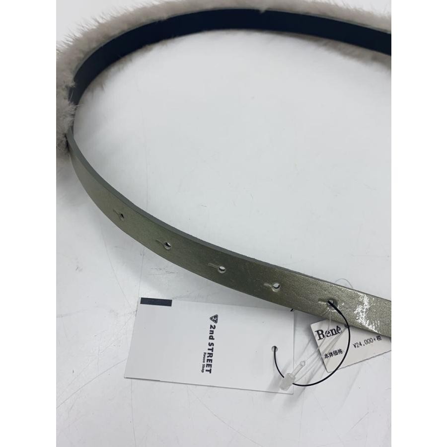 Rene Belt GRY Plain Women's