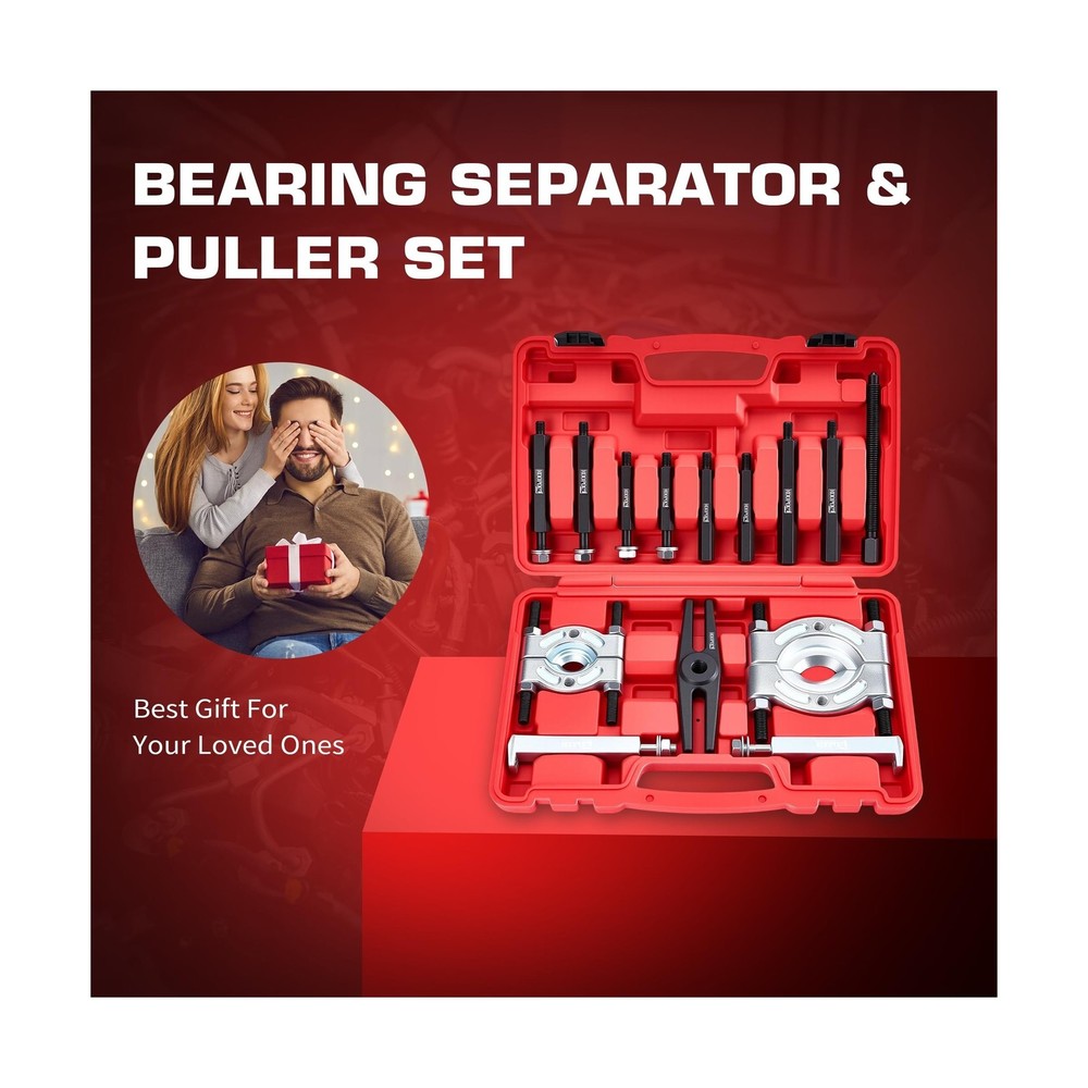 KOOPOOL Bearing Puller and Splitter Kit, Separator and Puller Set, Pinion Bea...