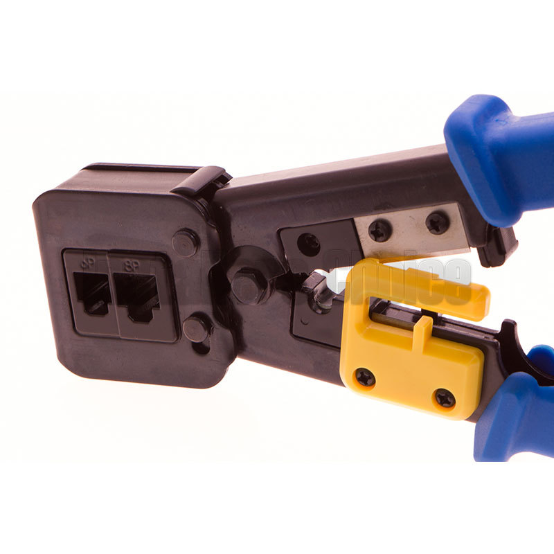 50-Pack Cat5e RJ45 Modular Plug Connector Pass-Through Crimp Tool End