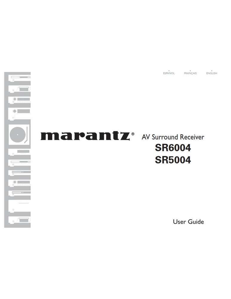 Marantz SR5004 Receiver Instruction Manual