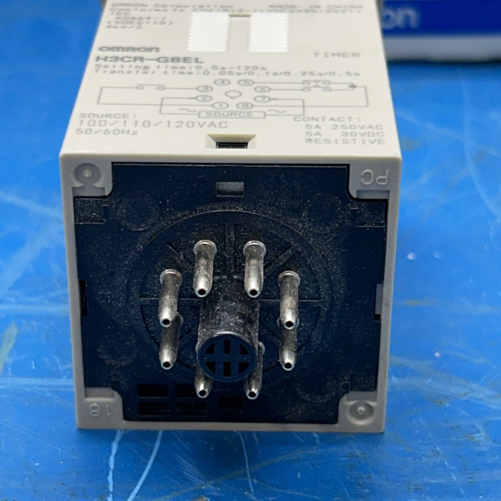 Omron H3CR-A8E Solid State Power-Off Delay 1.2 Second Timer NIB Fast Shipping!