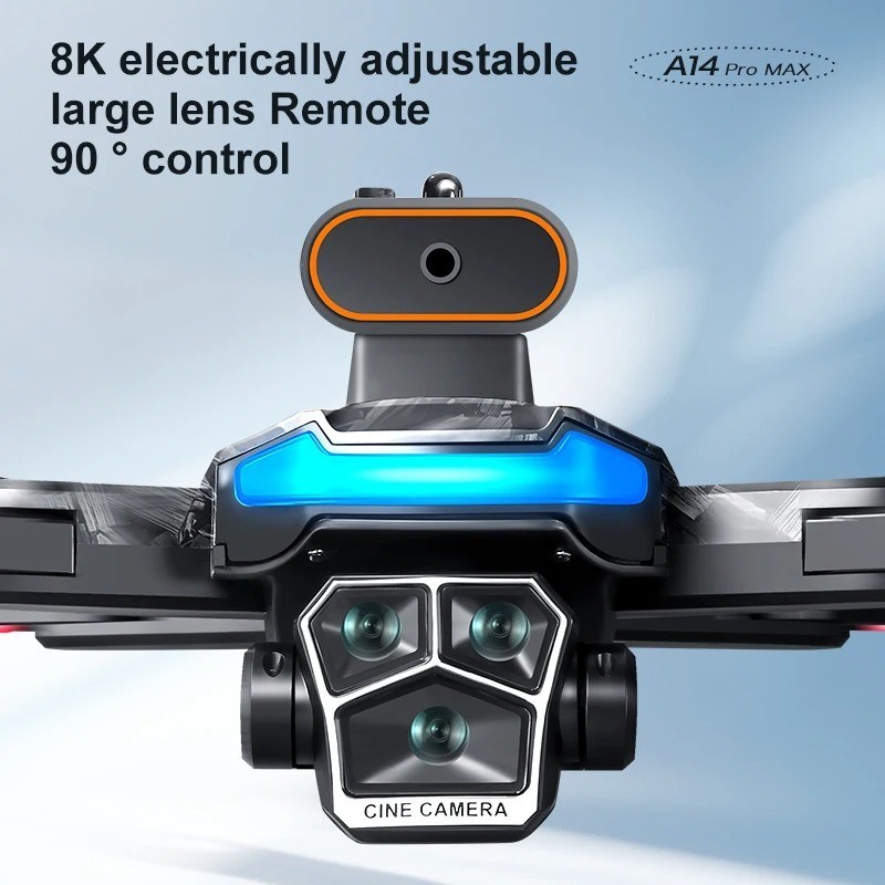 A14Pro max GPS Brushless 8K three Camera Optical Flow Obstacle Avoidance