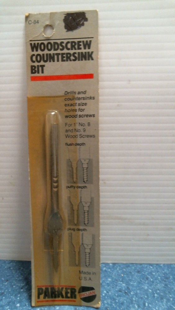 Parker Woodscrew Countersink Bit (C-84) FS