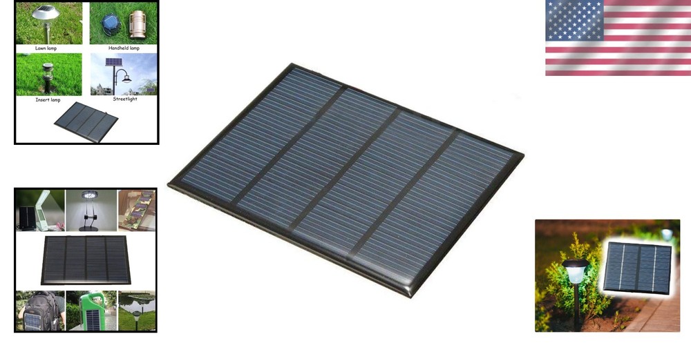 High Efficiency 1.5W 12V Solar Panel Cell Module - Compact & Lightweight Design