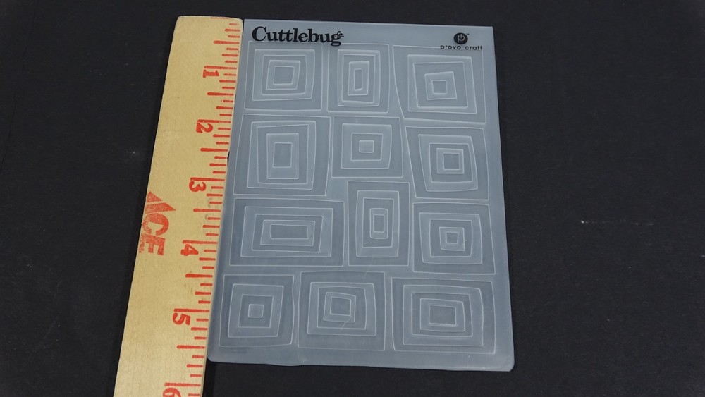 Cuttlebug Provo Craft Embossing Folder Traffic Jam