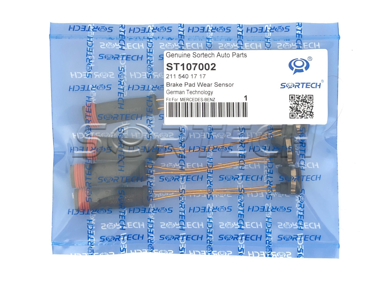 4PCS Brake Pad Wear Sensor for Mercedes 2115401717 2205400617 2205400717 W204