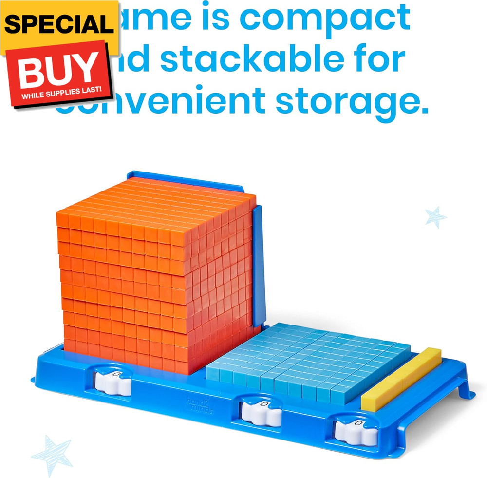 Place Value Frame with Base Ten Blocks, Base 10 Blocks, Educational Math Manipul