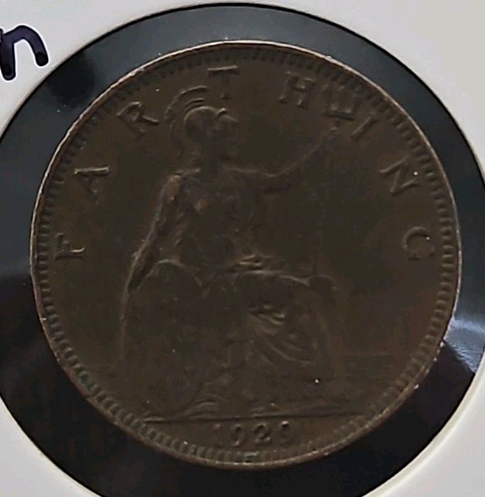 1929 Great Britain Farthing