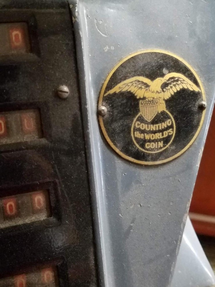 Retro Standard Johnson Coin Counting Machine | Card, Feeder | Digital Totalizer