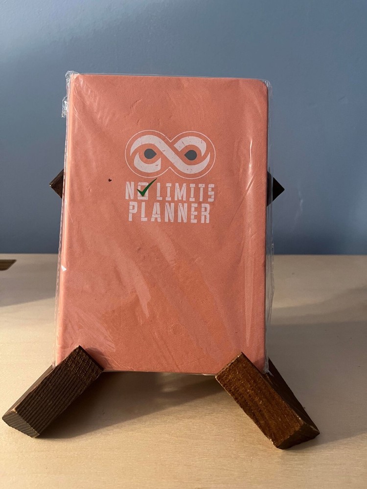 No Limit Planner Monthly Plan,Monthly Reflection Hardcover Notebook Pink
