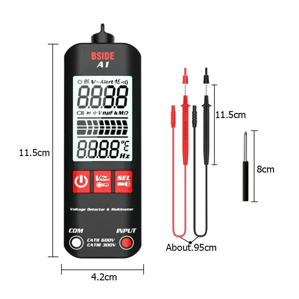 Digital Multimeter Voltmeter BSIDE AC DC Ammeter Ohmmeter Volt Meter Tester Ohm