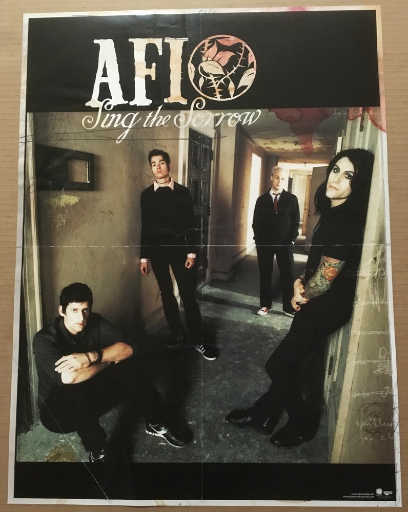 AFI Rare 2003 PROMO POSTER for Sing the Sorrow CD Never Displayed USA 18x24
