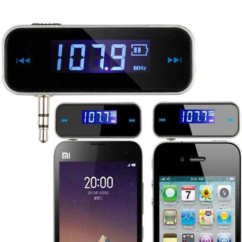 Wireless 3.5mm FM Transmitter For Car Aux MP3 MP4 IPOD iPhone Hands Free