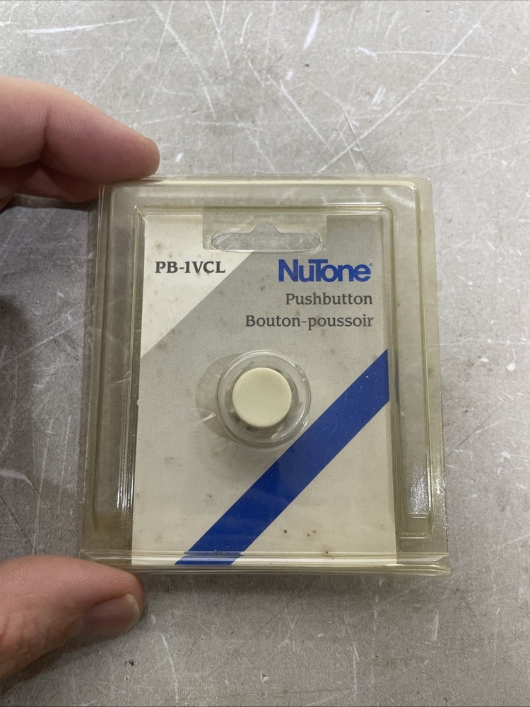 Nutone PB-1VCL Pushbutton New Old Stock