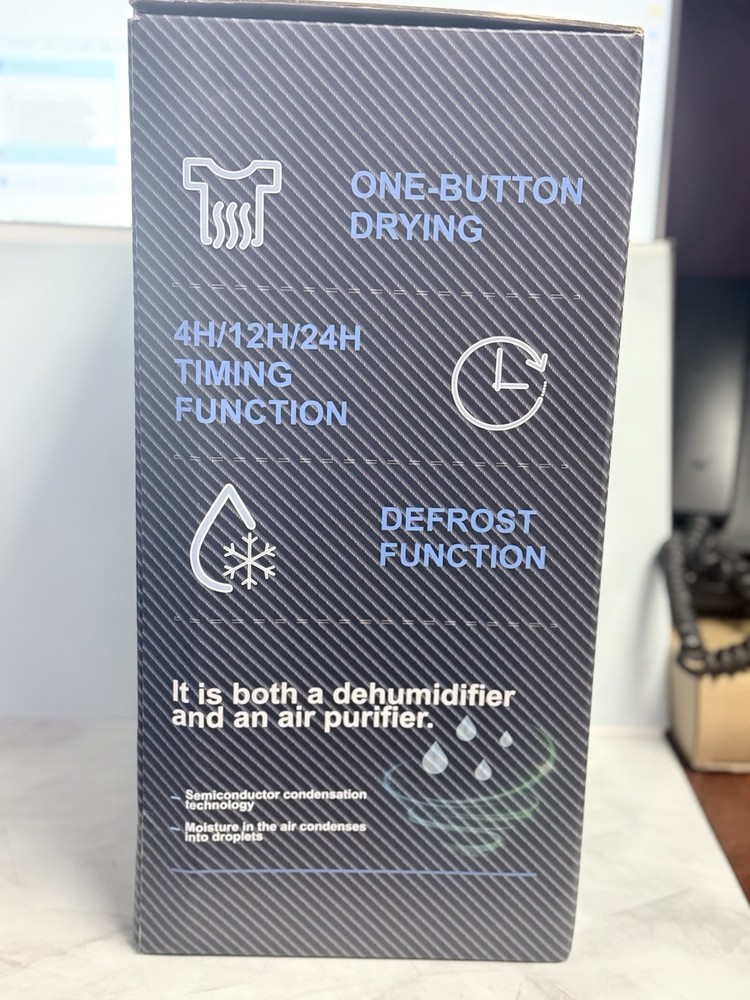 Clothes Dryer Dehumidifier 1010Z Model LCD Defrost & Clothes Drying Function