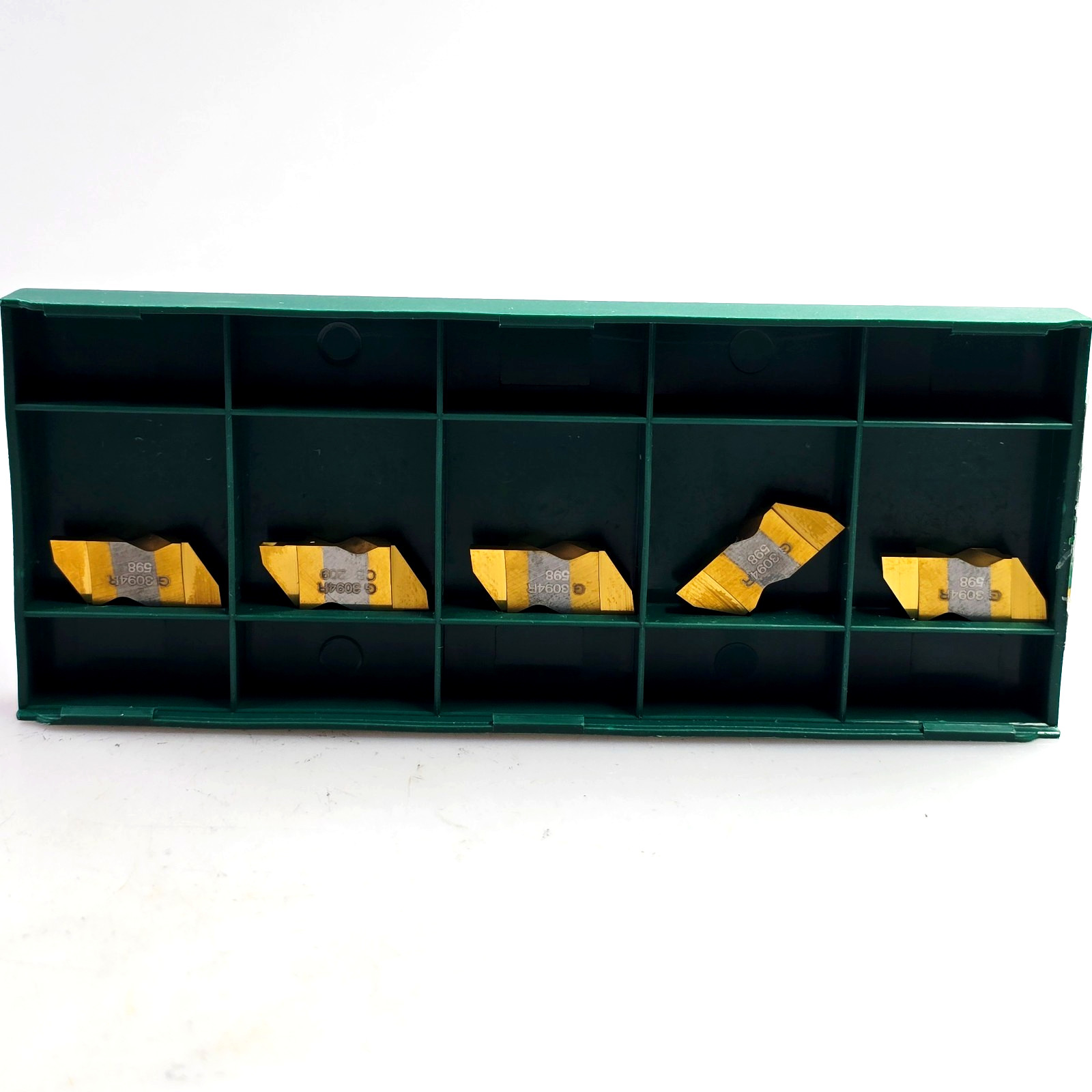 Tool Flo FLG 3094R GP3R Carbide Top-Notch Grooving Inserts (Box of 5) NG3094R