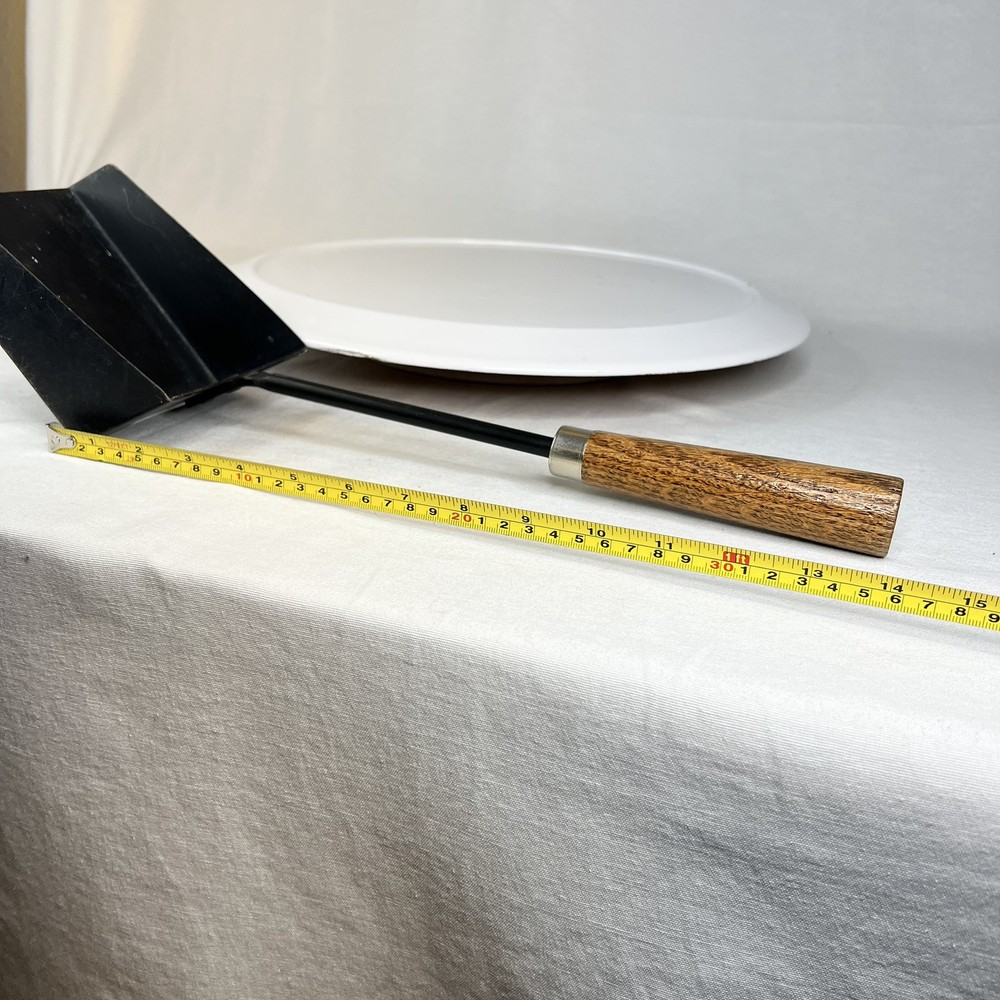 Fire Shovel Fireplace Ash Tool With Wood Handle