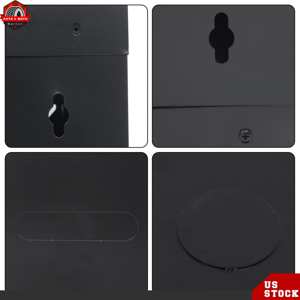 9U Network Server Cabinet Rack Wall Mount 15.5'' Deep Door Lock High Security