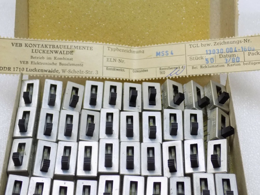 1x MSS4 RFT Slide Switch Toggle Switch 4 positions